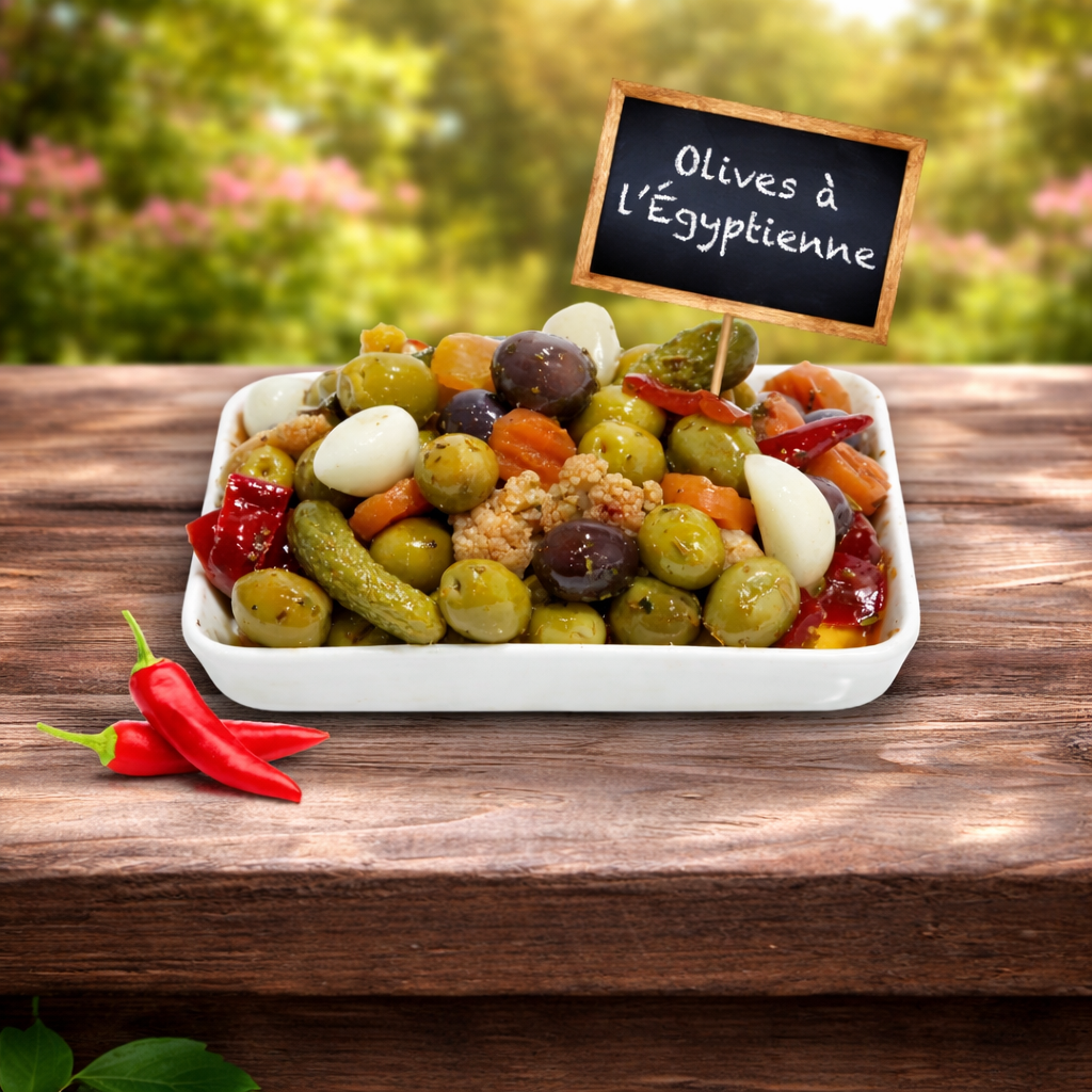 OLIVES À L’ÉGYPTIENNE