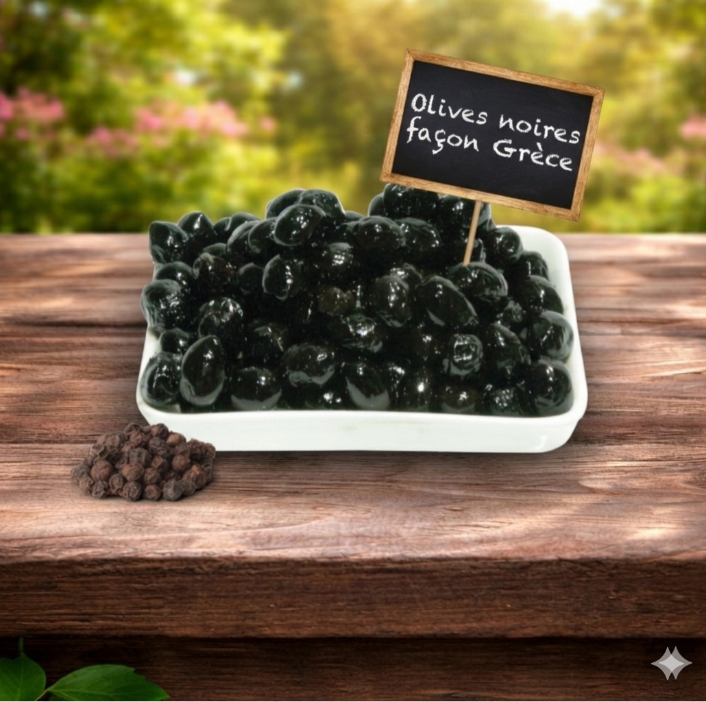 Olives noire façon grèce