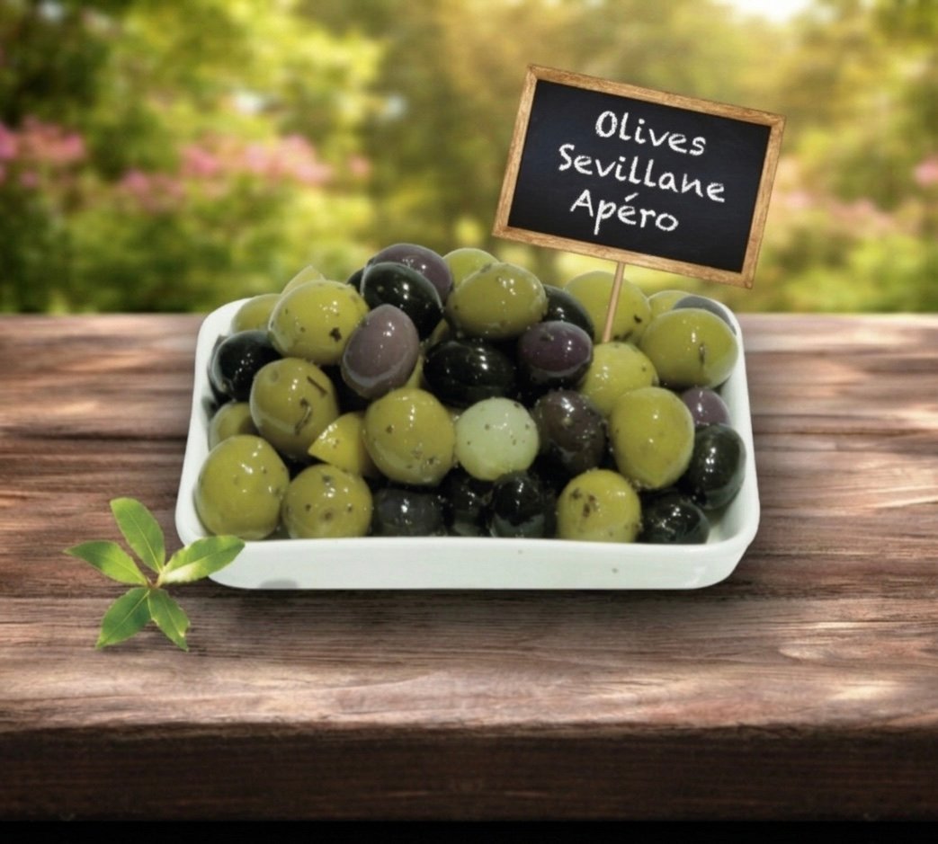 Les olives Sévillanes apéro